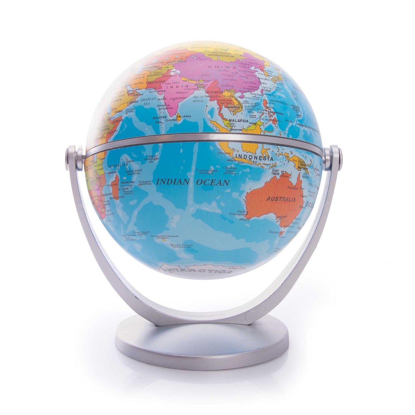 World globe on a white background