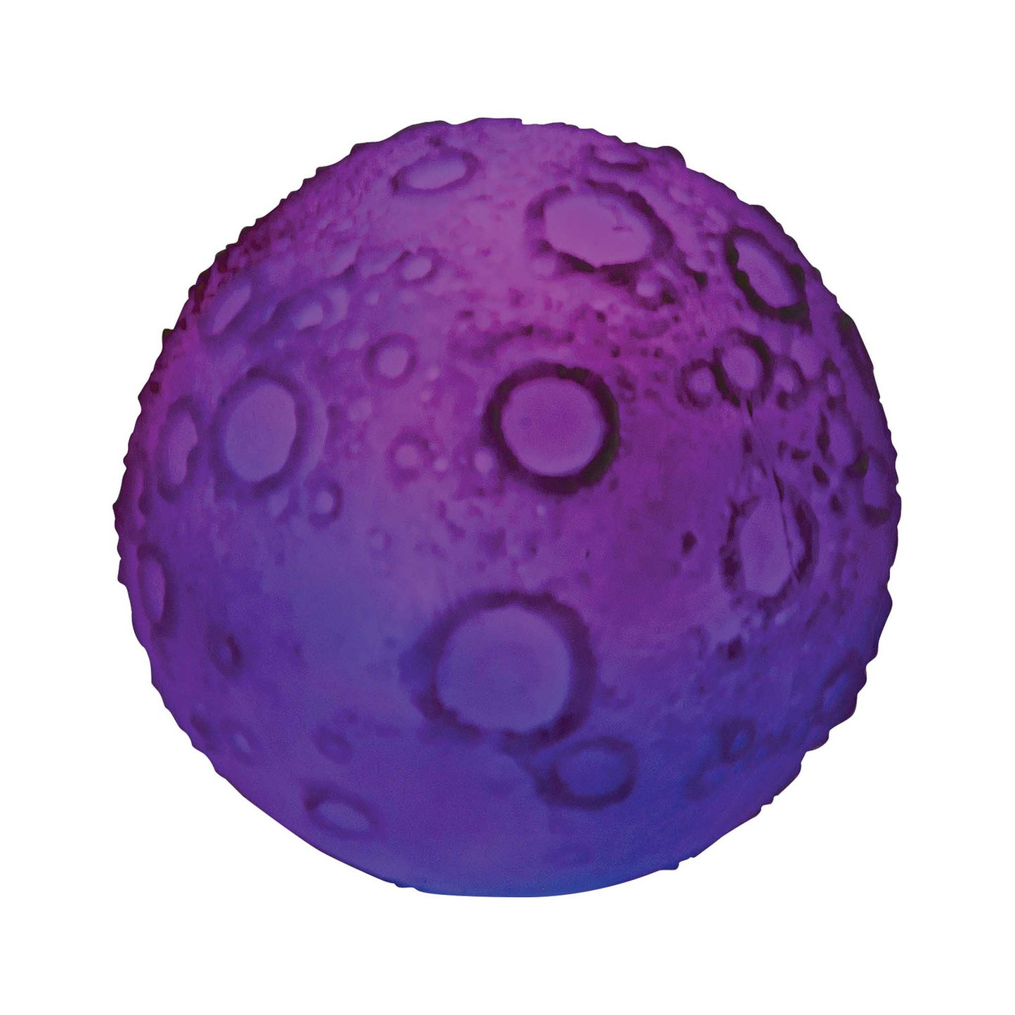 Purple textured ball on a white background