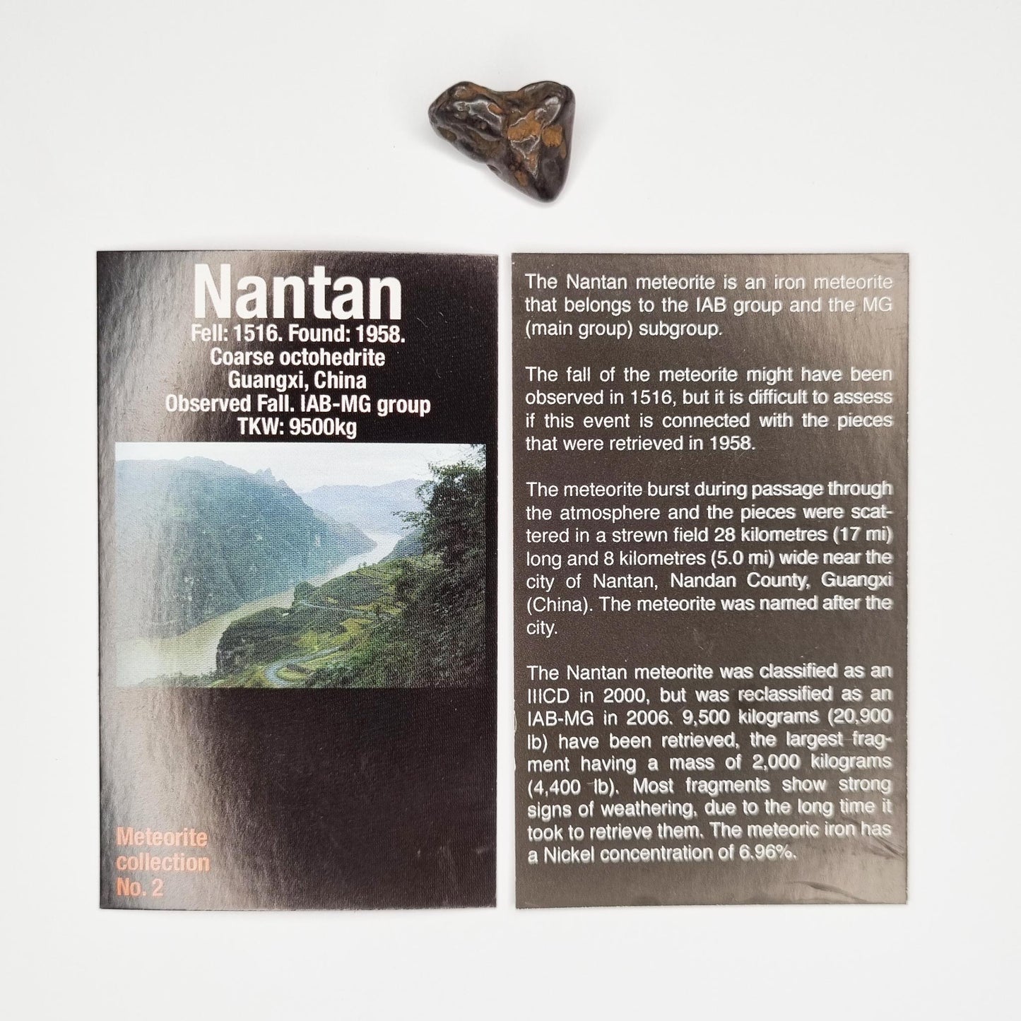 Nantan Meteorite (China- 1516) 5g