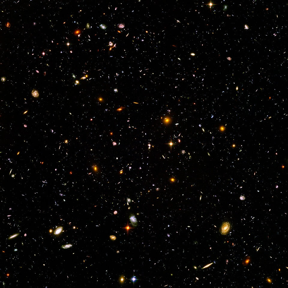 Image of Hubble ultra deep field