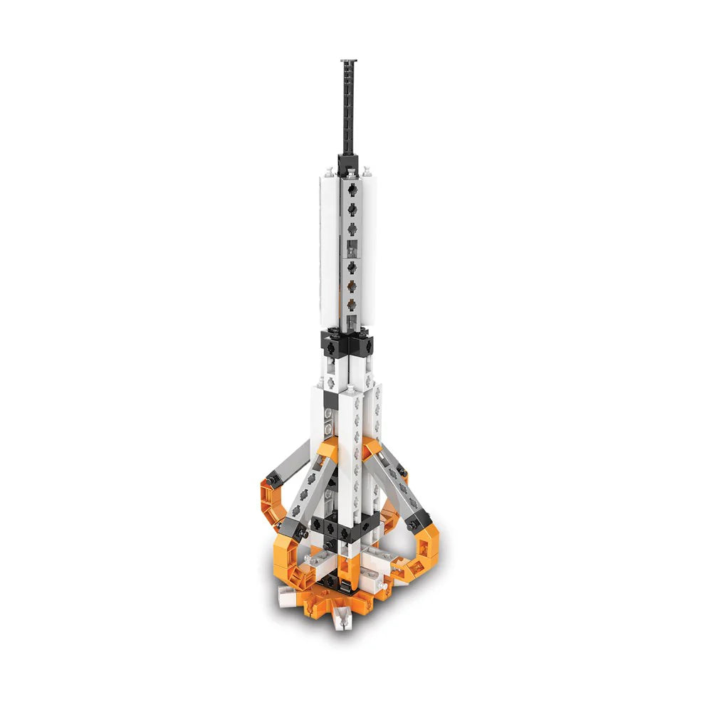 LEGO model of a rifle on a white background