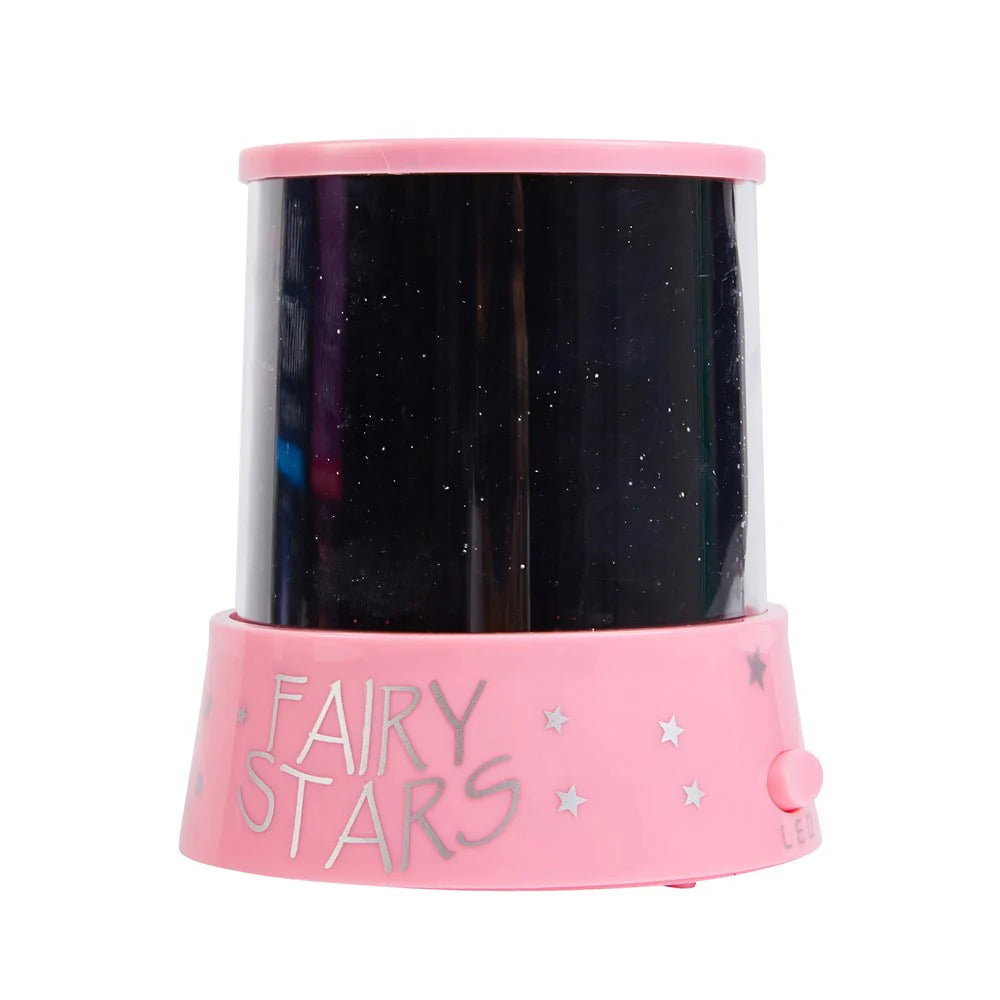 Pink 'Fairy Stars' projector on a white background