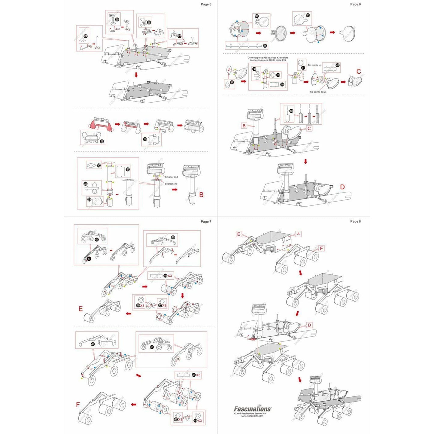 Mars Rover- 3D Metal Model Kit