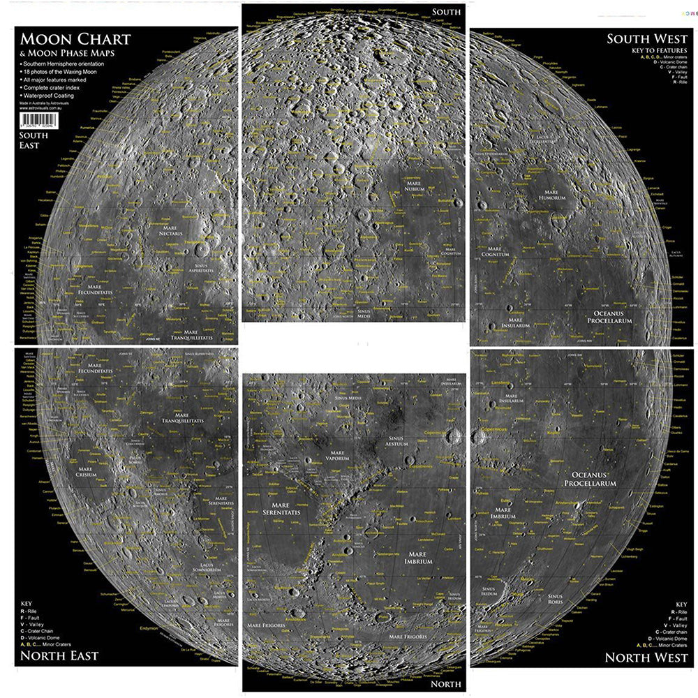 Moon Chart & Phase Maps