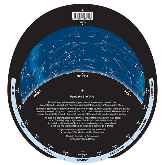 Star Disc Planisphere (Southern Hemisphere)