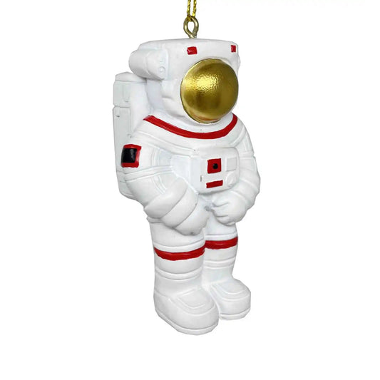 7.5cm Astronaut Resin Hanging Ornament (Gold Visor)
