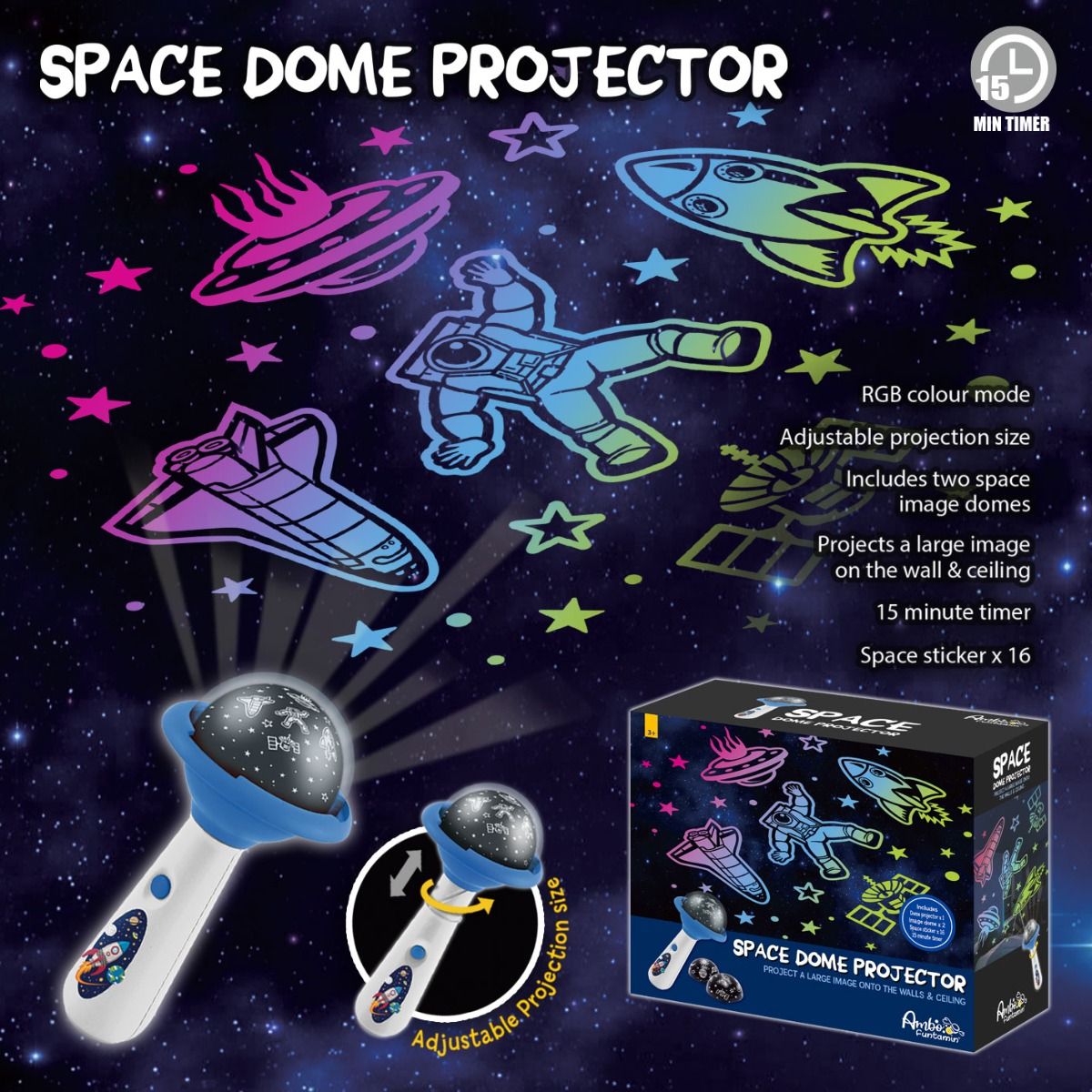 Handheld Space Dome Projector