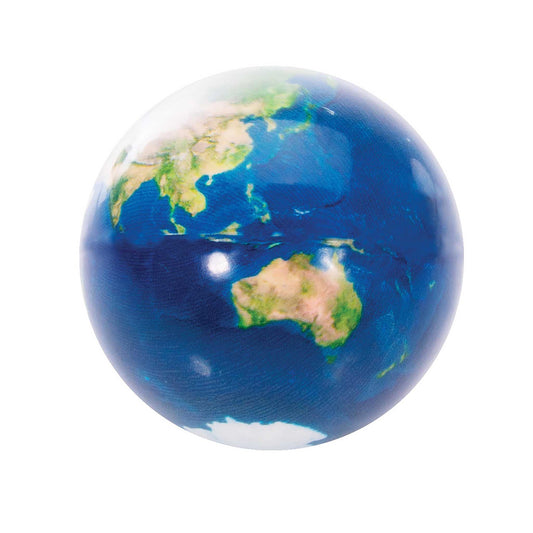 Model of the Earth on a white background