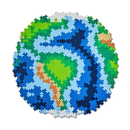 Plus-Plus Jigsaw Puzzle by Number- Earth (800pcs)