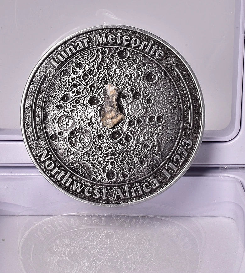 Lunar Meteorite In Collectors Coin