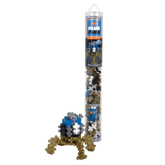 Plus Plus Toy building block set with a tube packaging on a white background