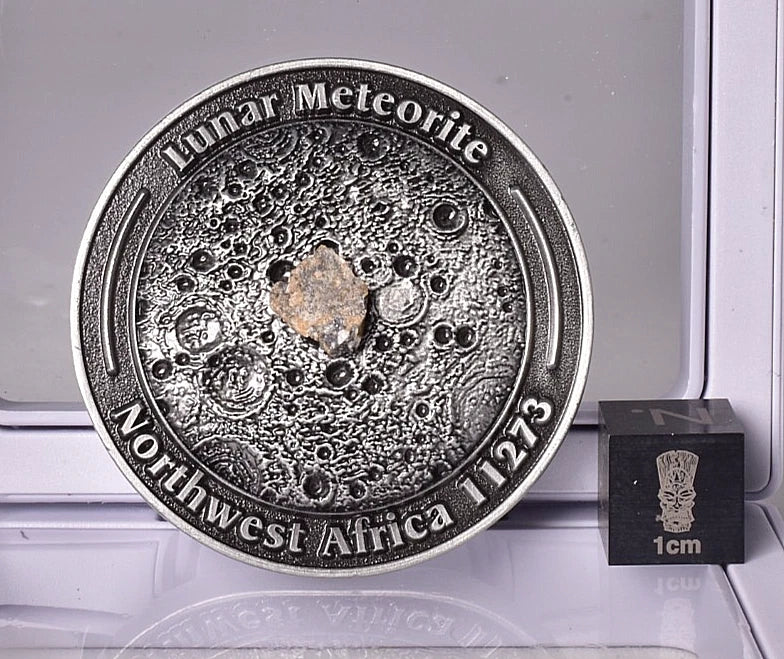 Lunar Meteorite In Collectors Coin