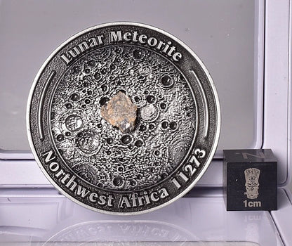 Lunar Meteorite In Collectors Coin