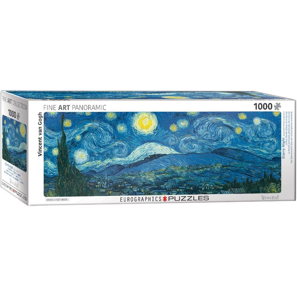Starry Night Panoramic Jigsaw Puzzle (1000 pieces)