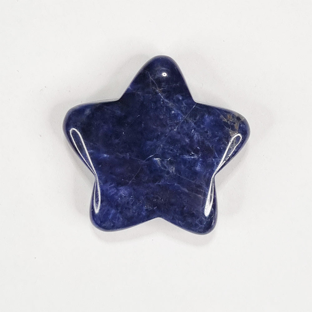 Sodalite Polished Star Carving 20g