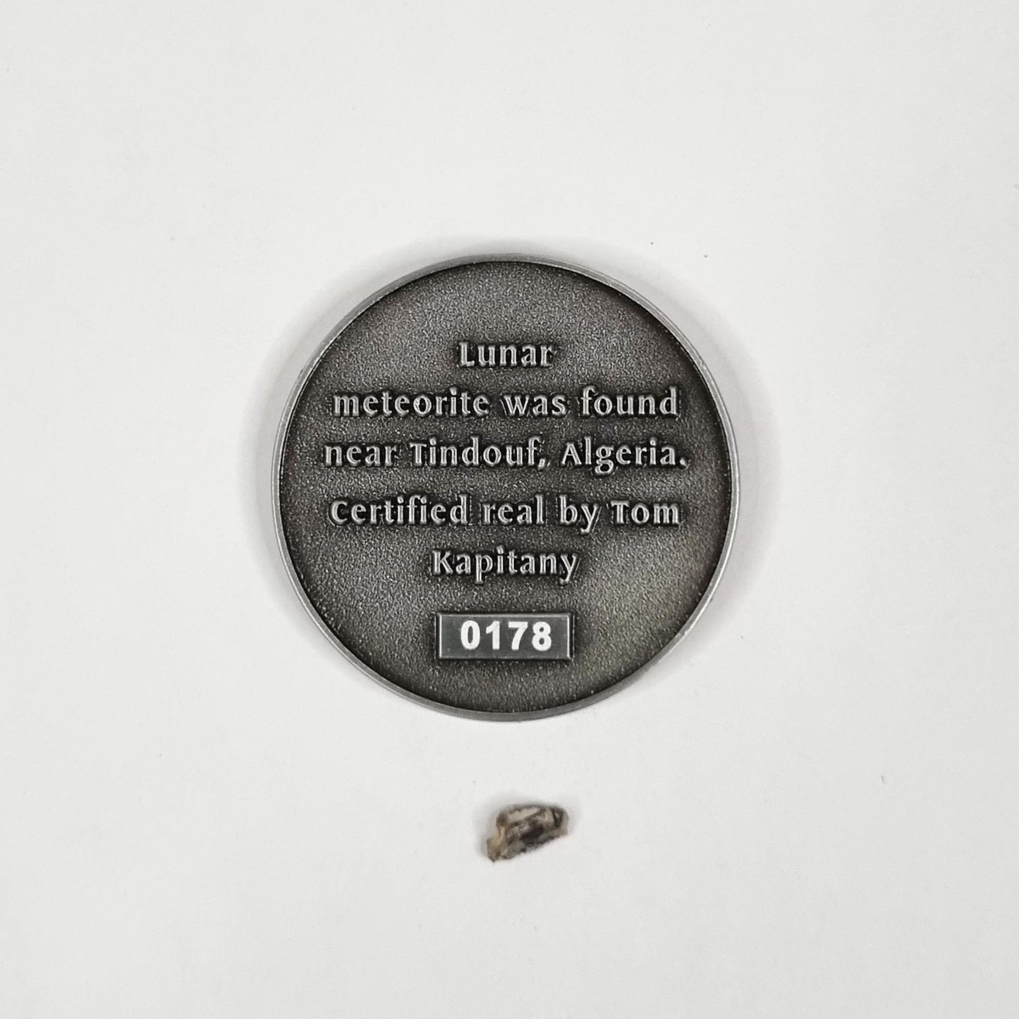 Lunar Meteorite Coin 0178