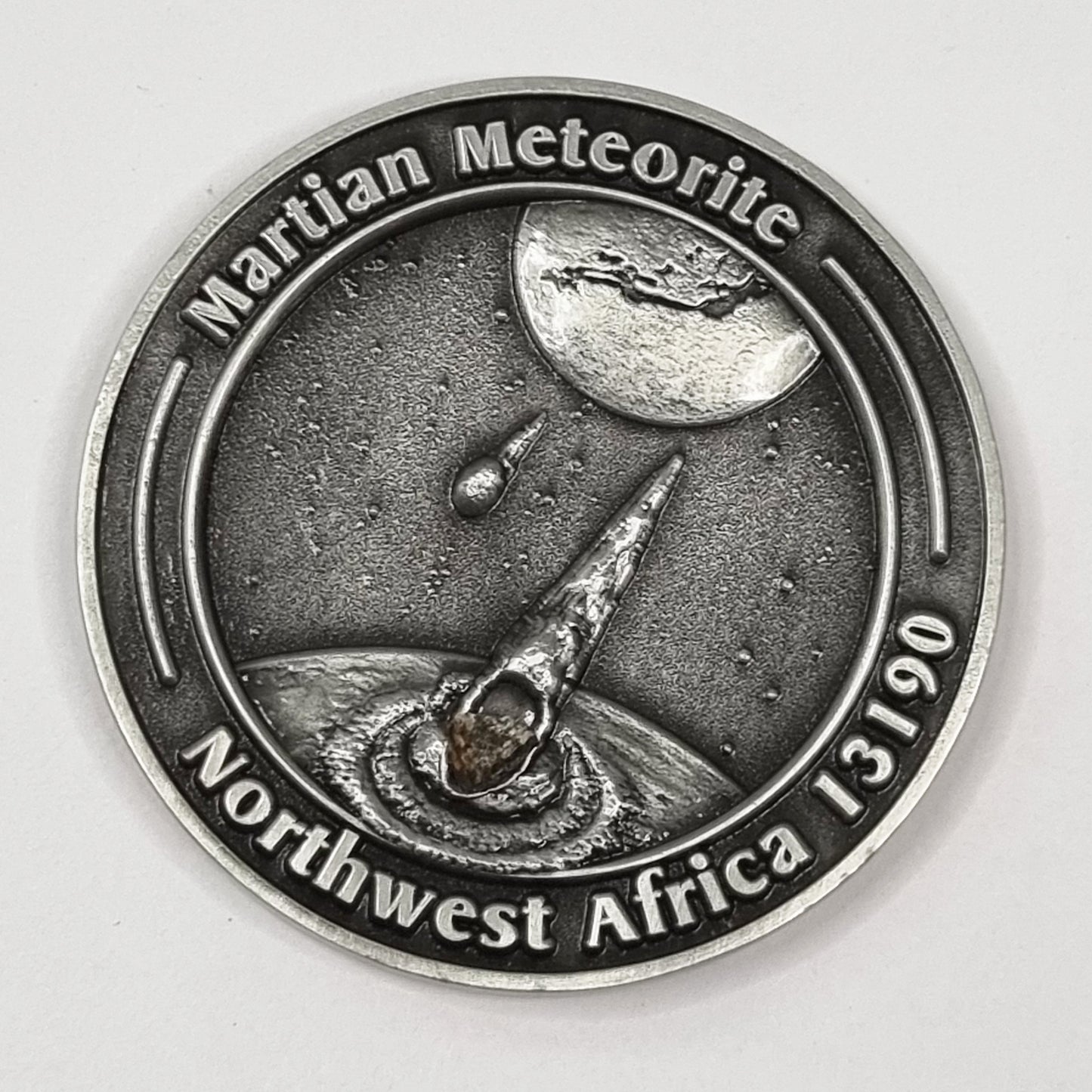 Martian Meteorite In Collectors Coin