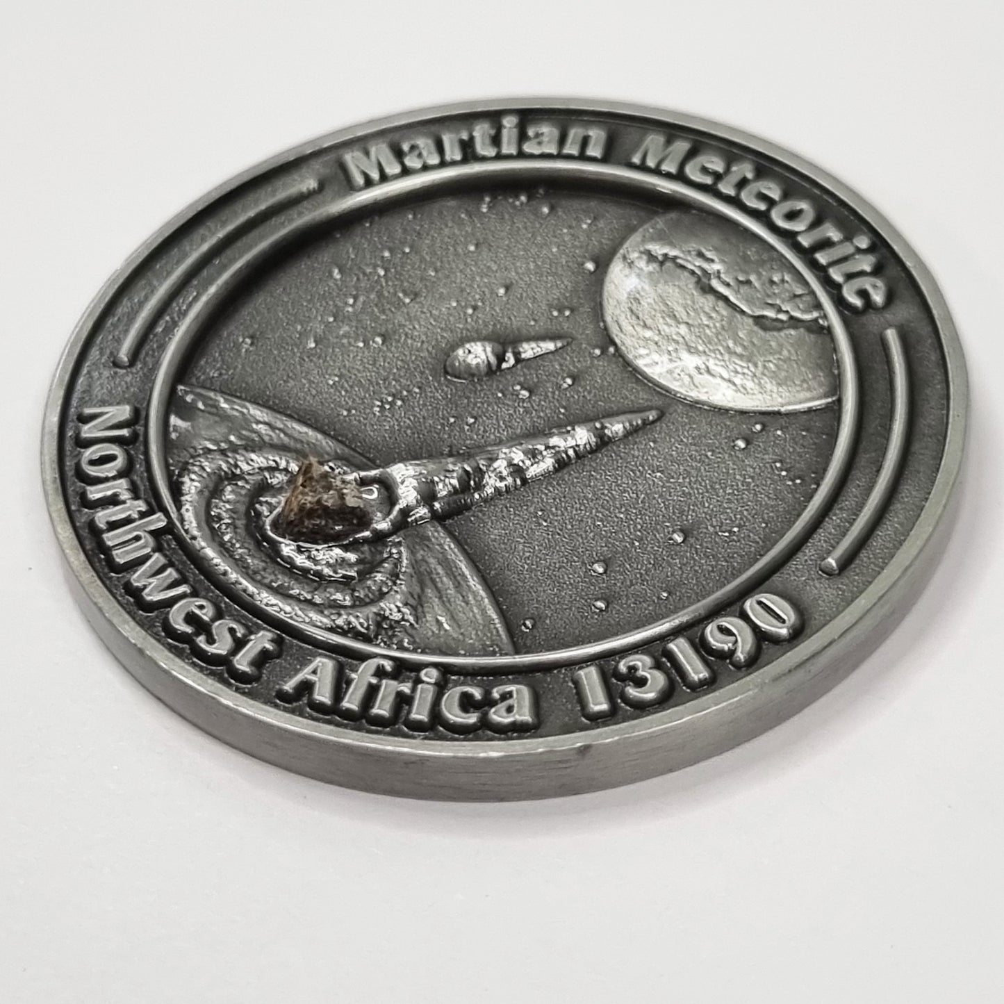 Martian Meteorite In Collectors Coin
