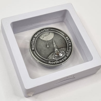 Martian Meteorite In Collectors Coin