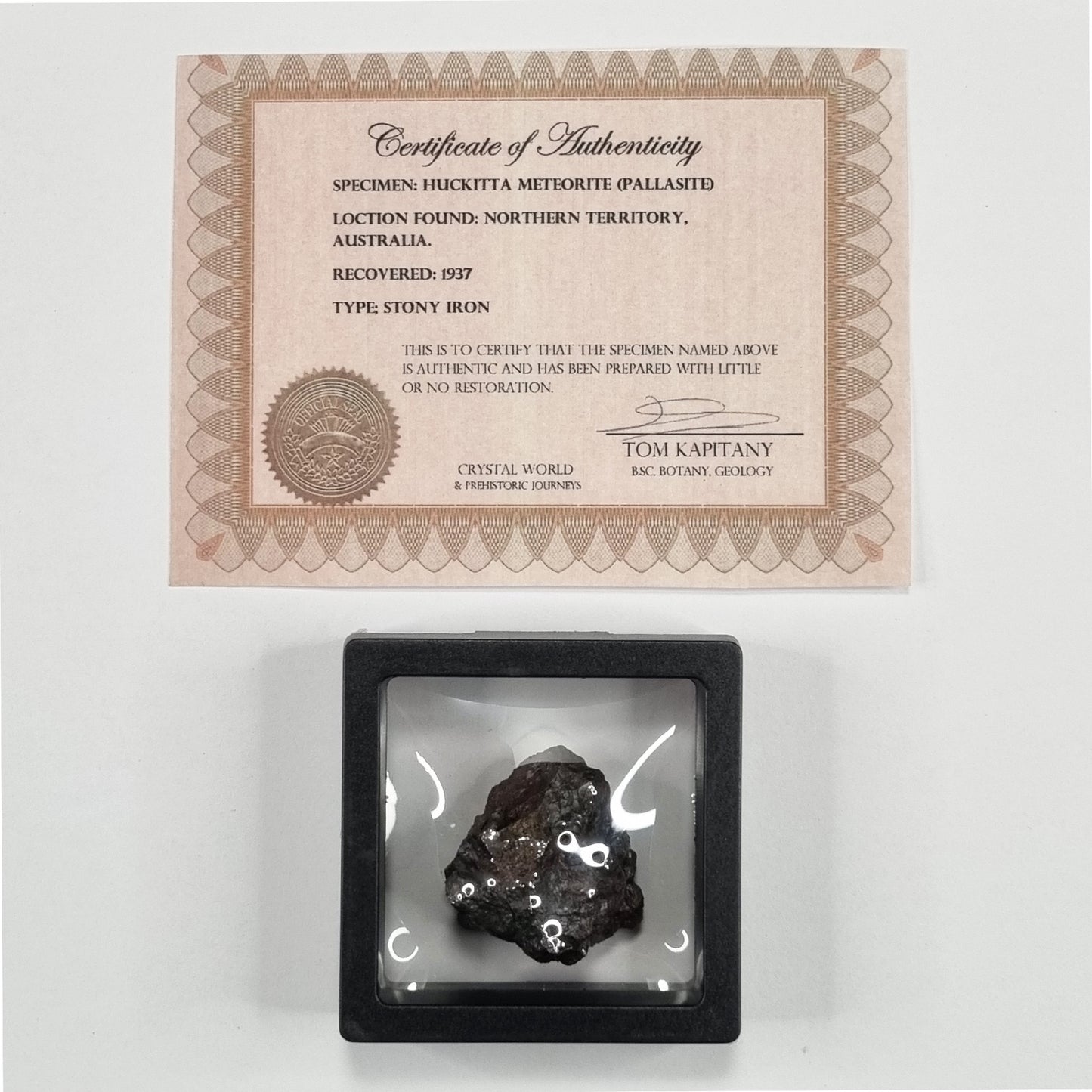 Huckitta Meteorite (Northern Territory- 18,000 Years Old) 48g