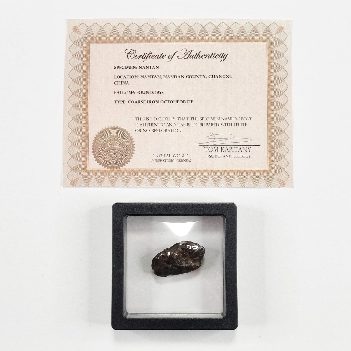 Nantan Meteorite 19g (China- 1516)