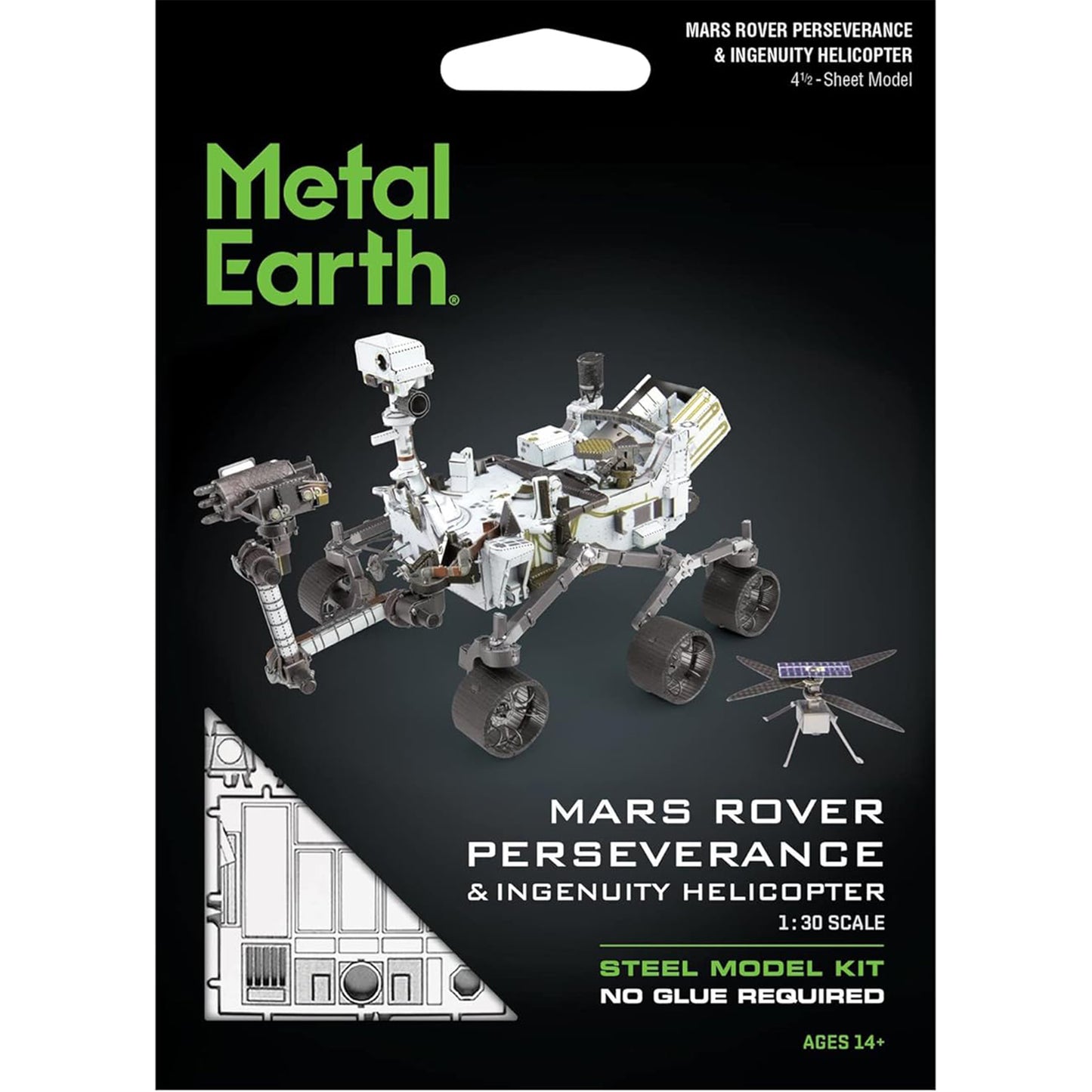 Mars Perseverance & Ingenuity Helicopter- 3D Metal Model Kit