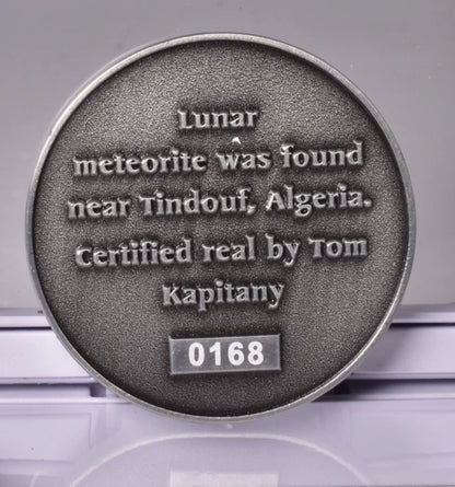 Lunar Meteorite In Collectors Coin