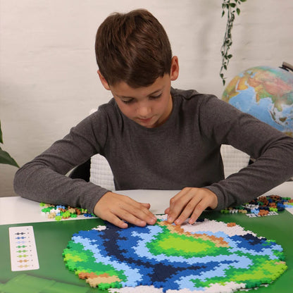 Plus-Plus Jigsaw Puzzle by Number- Earth (800pcs)