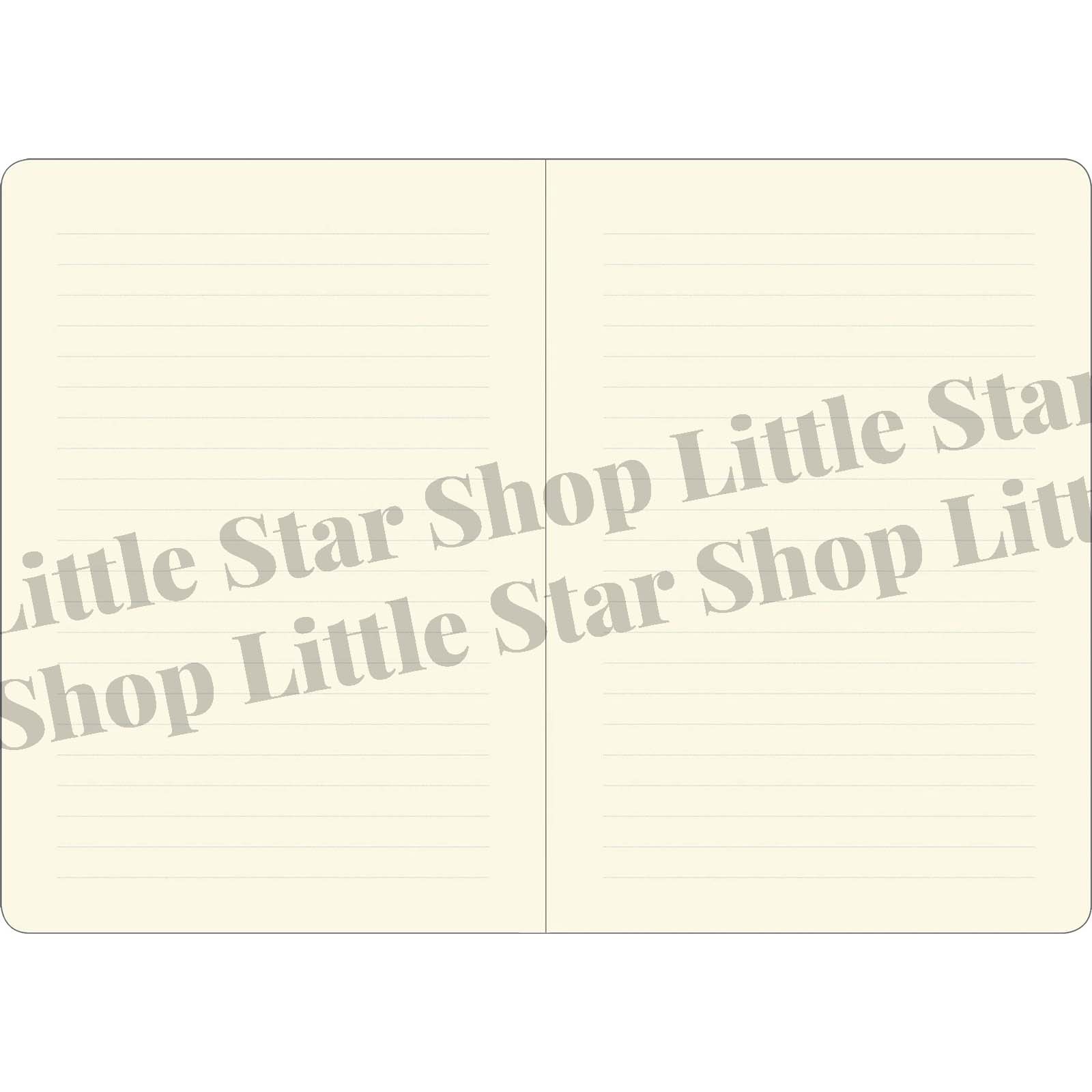 Two cream-colored greeting cards with 'Little Star Shop Little Star' text on a white background