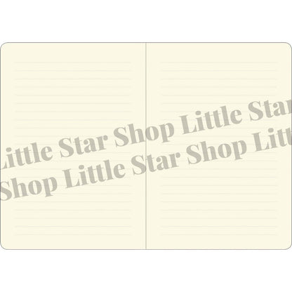 Two cream-colored greeting cards with 'Little Star Shop Little Star' text on a white background
