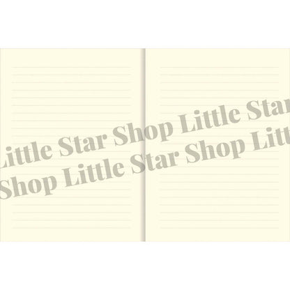 Two beige cards with 'Little Star Shop' text on a white background