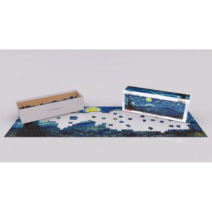 Starry Night Panoramic Jigsaw Puzzle (1000 pieces)
