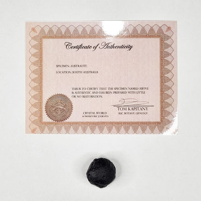 Australite (Australian Tektite) (790,000 Years Old) 14.3g