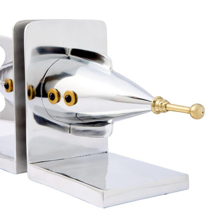Rocket Ship Bookends