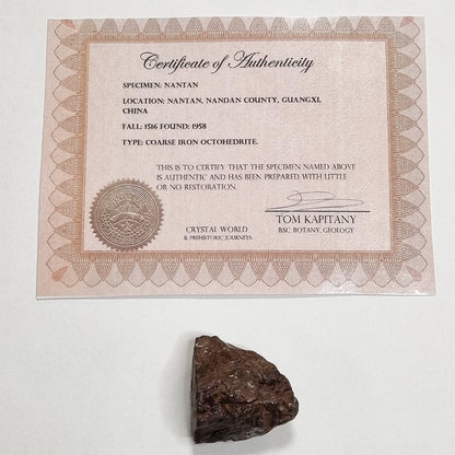 Nantan Meteorite 83g (China- 1516)