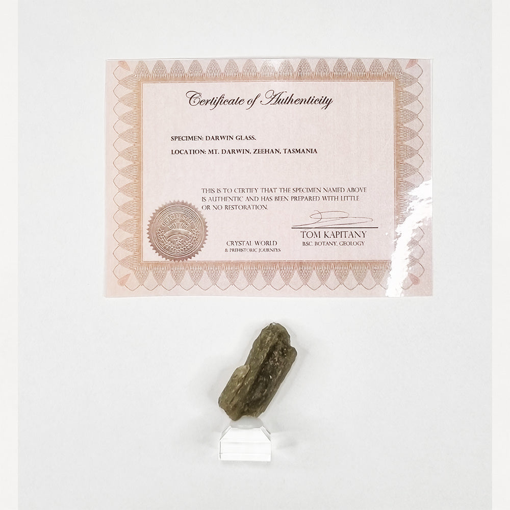 Darwin Glass Meteorite Impact Melt (Tasmania- 816,000 Years Old) 16g