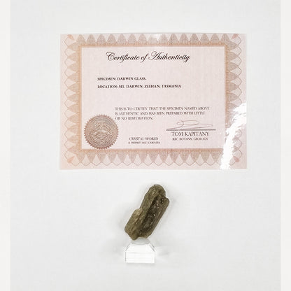Darwin Glass Meteorite Impact Melt (Tasmania- 816,000 Years Old) 16g