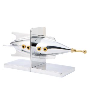 Rocket Ship Bookends