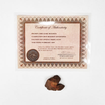 Gebel Kamil Meteorite (Egypt < 5000 Years Old) 26g