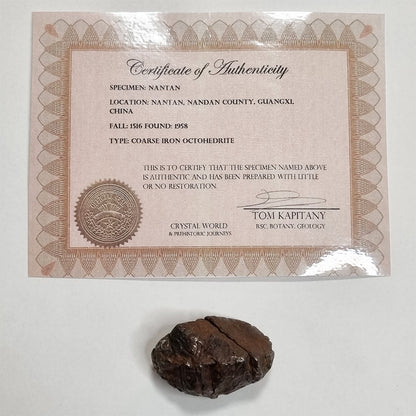 Nantan Meteorite 88g (China- 1516)