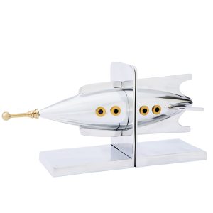 Rocket Ship Bookends