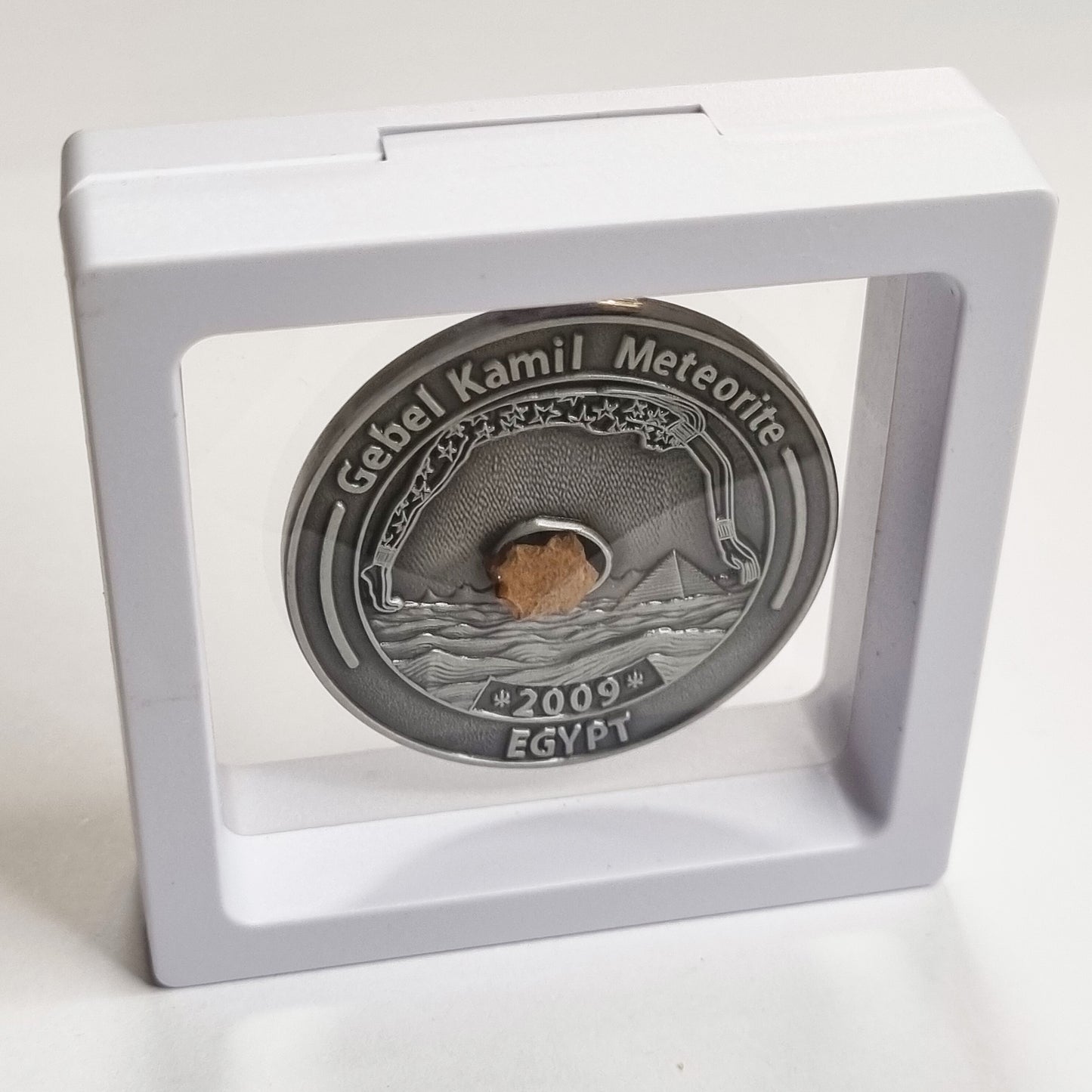 Gebel Kamil Meteorite In Collectors Coin (Egypt < 5000 Years Old)