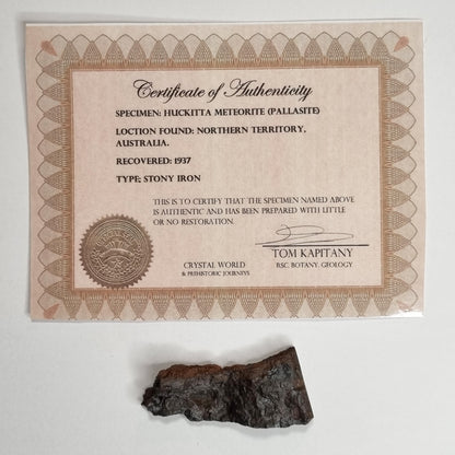 Huckitta Meteorite (Northern Territory- 18,000 Years Old) 25g