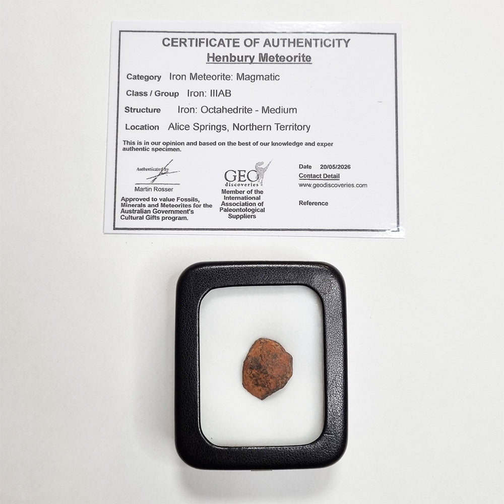 Henbury Meteorite In Gift Box (NT Australia- 4,700 years ago)- Assorted Options