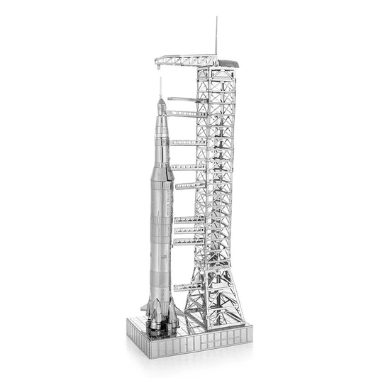 Apollo Saturn V with Gantry- 3D Metal Model Kit