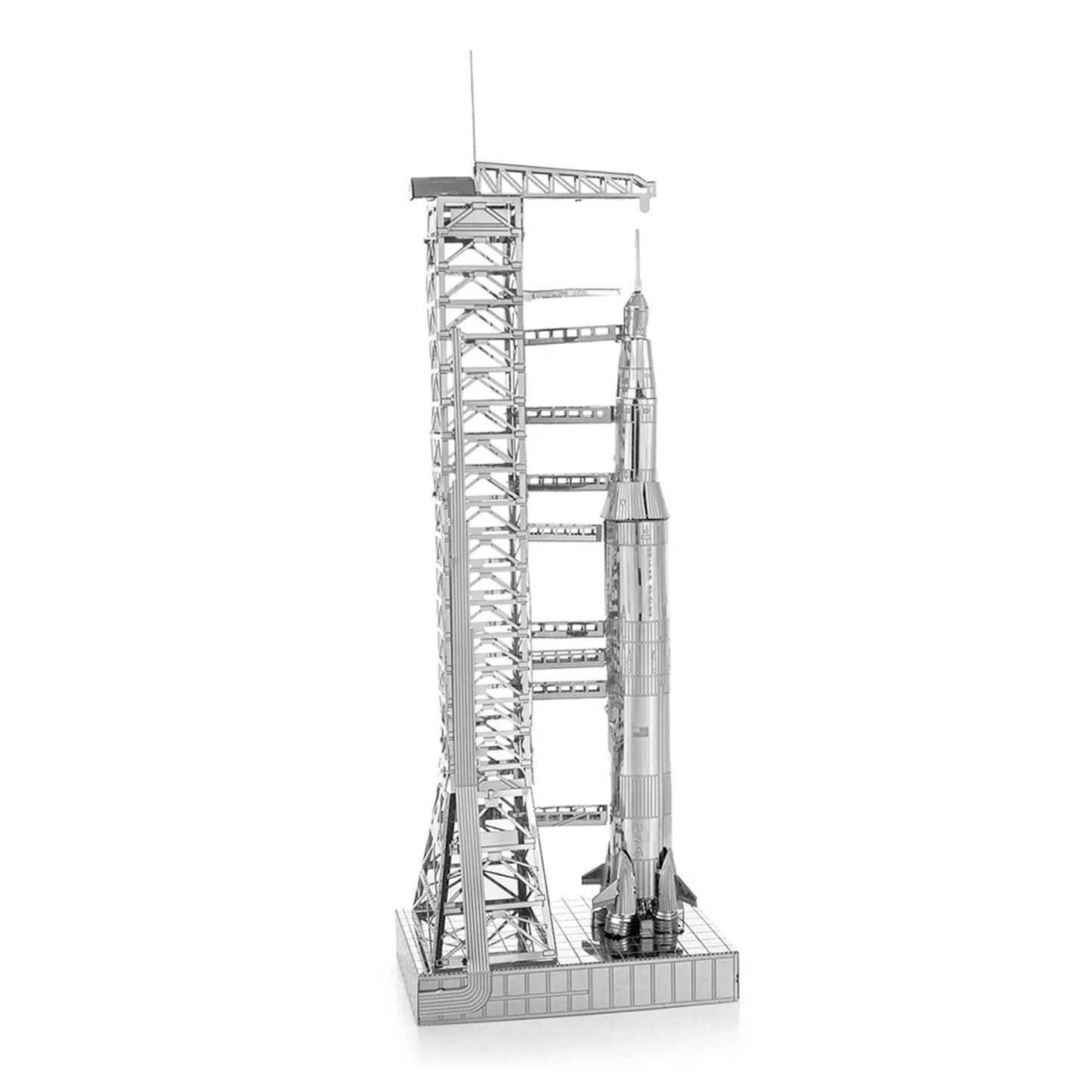 Apollo Saturn V with Gantry- 3D Metal Model Kit