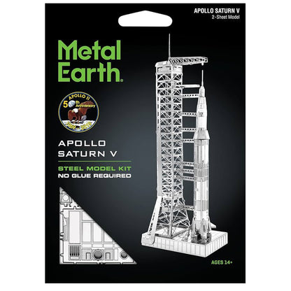Apollo Saturn V with Gantry- 3D Metal Model Kit