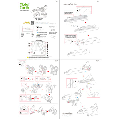 Atlantis- 3D Metal Model Kit (Silver)