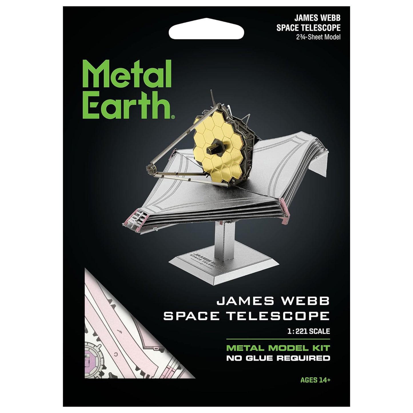 James Webb Space Telescope- 3D Metal Model Kit