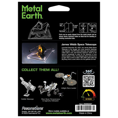 James Webb Space Telescope- 3D Metal Model Kit